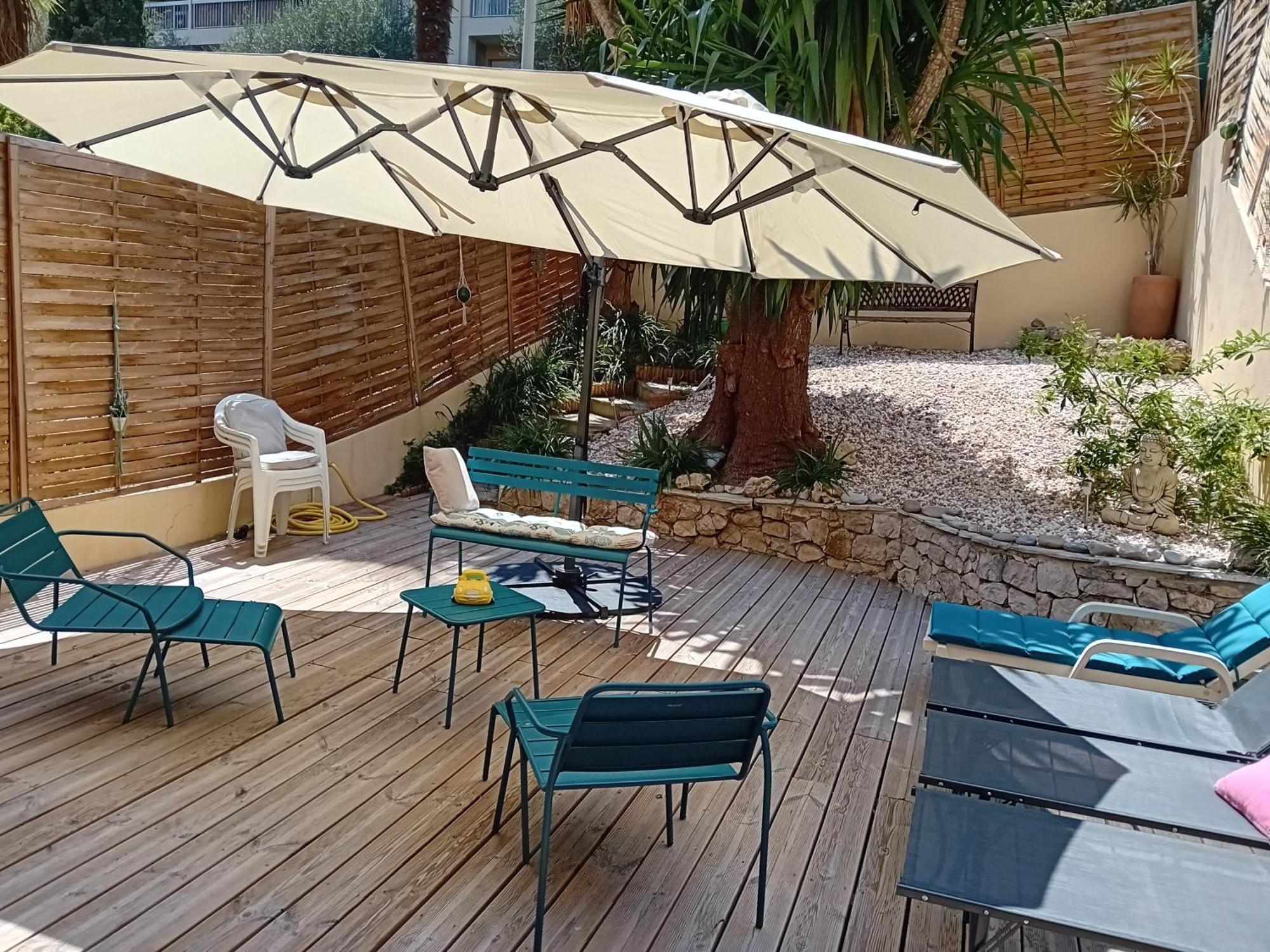 Nice- Gairaut - Jardin Prive- Grand F1 Lumineux-piscine Collective Nizza